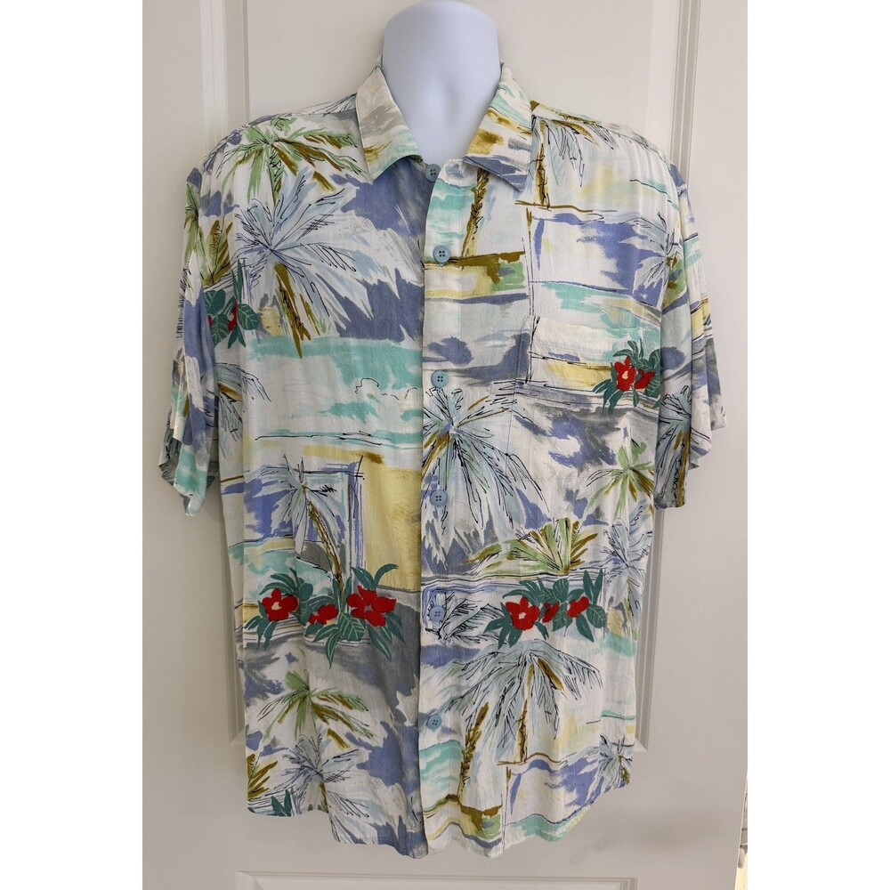 Jams World RARE Vintage Men’s Hawaiian Aloha Shirt, L, Collectors Edition, GUC!
